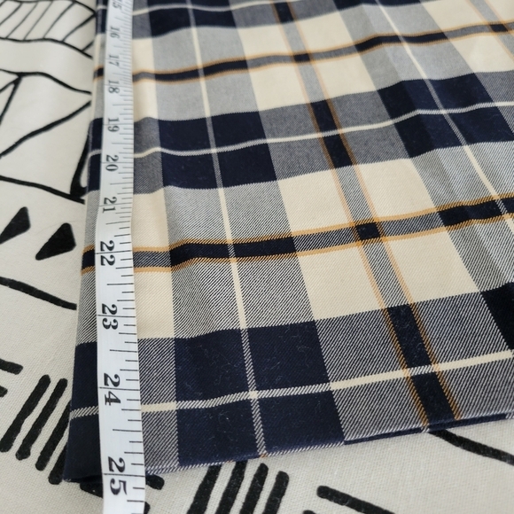 Ann Taylor Factory Women's Wide Leg Plaid Pants Trousers Size 4 - Picture 8 of 12